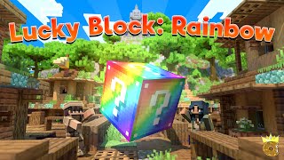 Lucky Block Rainbow  Minecraft Marketplace  Official Trailer [upl. by Teagan]