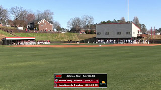 NGU Baseball 2017  North Greenville vs Belmont Abbey Game 1 [upl. by Elijah849]