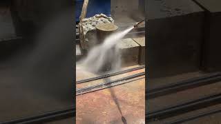 TEXTURING WITH WATERJET CLEANER [upl. by Comras]