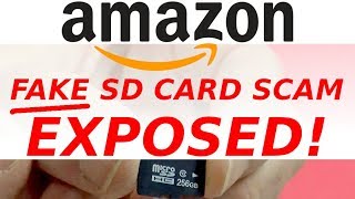 Amazon Sells FAKE SD CARDS and WE HAVE PROOF [upl. by Nodgnal]