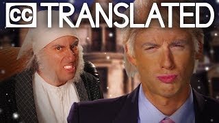 TRANSLATED Donald Trump vs Ebenezer Scrooge Epic Rap Battles of History CC [upl. by Joub]