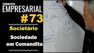 Direito Empresarial  Aula 73 Sociedade em Comandita [upl. by Solegnave]