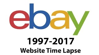 Ebay Website TIME LAPSE 1997  2017 [upl. by Riella606]