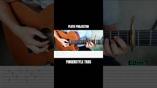 Pluto Projector  Fingerstyle Guitar Tabs  Rex Orange County shorts fingerstyle [upl. by Idaf592]