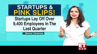 Coverage of Careernets Report on Startup Funding Vs layoffs Q1 2023 by ET Now [upl. by Hwu]