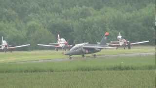 Florennes Air Show Departures Spottersday 25062012 Part 12 [upl. by Zerk]