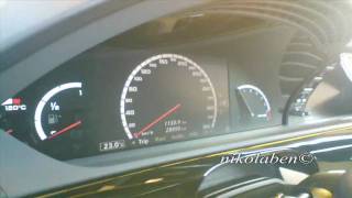 Mercedes S65 AMG Start Up  Fly by and Drives off with Lovely Sound SkopjeMacedonia [upl. by Ennair]