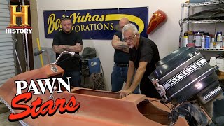 Pawn Stars A 1969 PWC HydroCycle Barracuda Needs a Lot of Work Season 13  History [upl. by Akimrej]