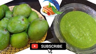 Keri Kii chutneyकेरी की चटनी  Raw mango chutney mango special  By Naz Kitchen [upl. by Anaihsat]