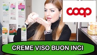 CREME VISO COOP vivi verde bio  recensione inci della linea naturale del supermercato coop [upl. by Jallier117]