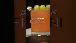 How to Make the ENZONI Cocktail 🍇 shorts grapes campari [upl. by Constancia]