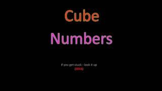 7 Cube Numbers 3  Very Quick [upl. by Cally]