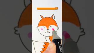 How to draw a fox easy  Step by step Drawing for kids🦊 [upl. by Sielen670]