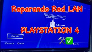 Playstation 4 no Detecta Cable Red LAN Reparado✅🛠 [upl. by Assilav]