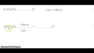 Square kilometers to square meters unit conversion 1000 km2 to m2 [upl. by Portingale]