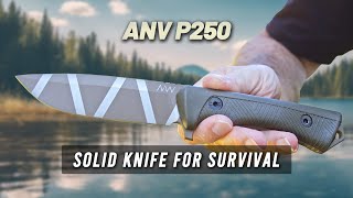 Sturdy stocky knife  the ANV P250 [upl. by Lleret808]