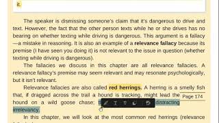 Philosophy 102  Week 7  Chapter 6 Relevance Red Herring Fallacies [upl. by Nevil]