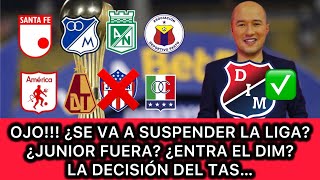 OJO BERMÚDEZ LO ACLARA TODO ¿JUNIOR ELIMINADO  ¿ENTRA EL DIM ¿SE SUSPENDE LA LIGA [upl. by Akire417]