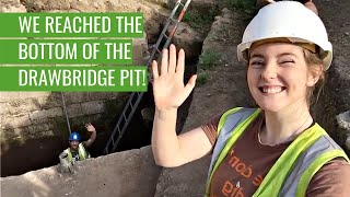 We reached the bottom of the drawbridge pit at PONTEFRACT CASTLE [upl. by Aissatan]