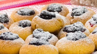 Biscuiți super delicioși cu gem de coacăză – simțiți iarăși gustul dulce al copilăriei  SavurosTV [upl. by Mandy]