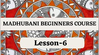 Madhubani Wall DecorBeginners course [upl. by Filiano]