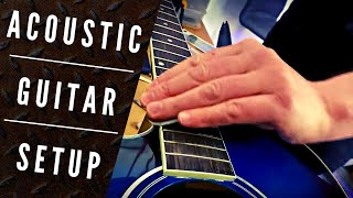 How To Setup An Acoustic Guitar [upl. by Akihsat618]