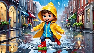 Rain Rain Go Away  Nursery Rhymes  Kids Songs  Fun and Learning [upl. by Jez]