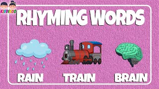 Rhyming Words For Toddlers amp Kids [upl. by Tnahsin]