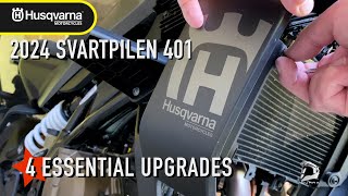 2024 Husqvarna Svartpilen 401  Essential Upgrades [upl. by Naghem]