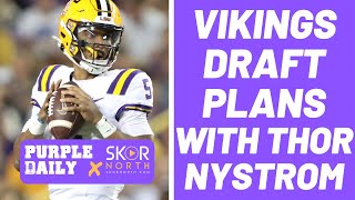 Minnesota Vikings draft and offseason plans with Thor Nystrom [upl. by Reffineg497]