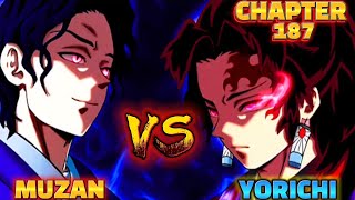 YORICHI VS MUZAN FULL FIGHT‼️ Demon Slayer Season 5 Sunrise Countdown Arc Chapter 186187 [upl. by Kraft]