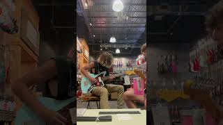 Santeria Solo by Sublime With A Stranger At Guitar Center guitar shorts [upl. by Nazler446]