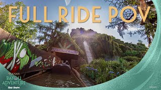 FULL Ride POV Tianas Bayou Adventure  Walt Disney World [upl. by Eustatius]