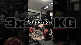 🔥 ¡330 Kg x3 Repeticiones RECORD PESO MUERTO  Víctor Vázquez powerlifting deadlift [upl. by Yaf]