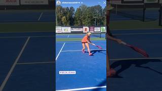 Alia Korneeva 💪 shorts tennisplayer training ng [upl. by Rockey]