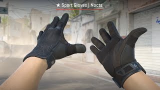 CS2 Updated SPORT GLOVES NOCTS  NEW UPDATED CS2 NOCTS GLOVES [upl. by Meekahs]