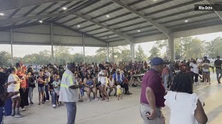 Friends and family gather in Kirbyville to remember a man drowned while swimming near Burkeville [upl. by Millisent]