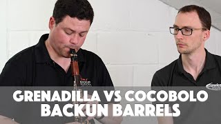 Backun Barrels  Grenadilla vs Cocobolo Wood  with Peter Cigleris [upl. by Jenkins107]