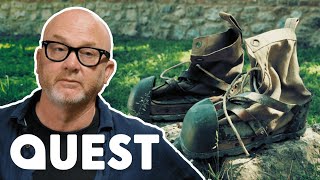 Drew Takes Risk On Unique Antique Diving Boots I Salvage Hunters [upl. by Katherine]