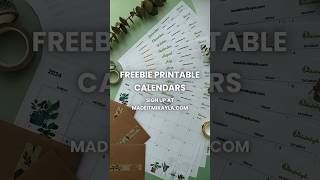 FREEBIE Printable Calendars ✨📅 [upl. by Randal962]