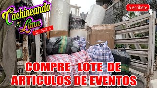 CACHINEANDO POR LIMA CAPITULO  134 COMPRE ARTÍCULOS PARA EVENTOS [upl. by Nosloc293]