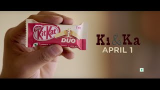 KIT KAT DUO  Ki And Ka 25 Sec  New Ad 2016  TVC [upl. by Nerradal]