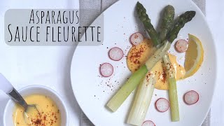 Asparagus sauce Fleurette easier then hollandaise [upl. by Nallak]