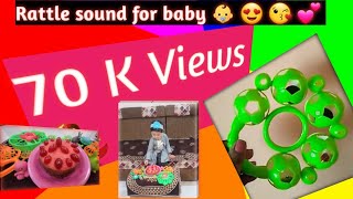 Rattle sound for baby ☺️☺️☺️☺️☺️ [upl. by Dyol]