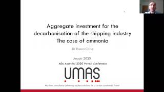 Ammonia for decarbonisation of the shipping industry  Ammonfuel white paper [upl. by Murdoch163]