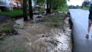 Inondation majeur a Québec  31 Mai et 1er Juin 2013 [upl. by Sudnak384]