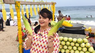 Chennai Street Food  Chowpatty  Indian Street Food [upl. by Enilemme]