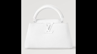 Louis Vuitton Capucines EastWest Mini M23956 Optic White [upl. by Aivatnahs]