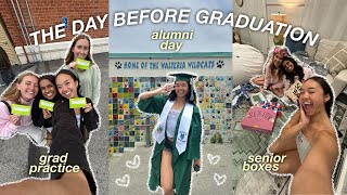 THE DAY BEFORE GRADUATION grad practice alumni day amp sleepover  farewell senior szn ep 14 [upl. by Nnyw116]