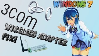 3COM WIRELESS PCI Desktop Card Adapter SL3055 Windows 7 amp 10 Fix [upl. by Raab]